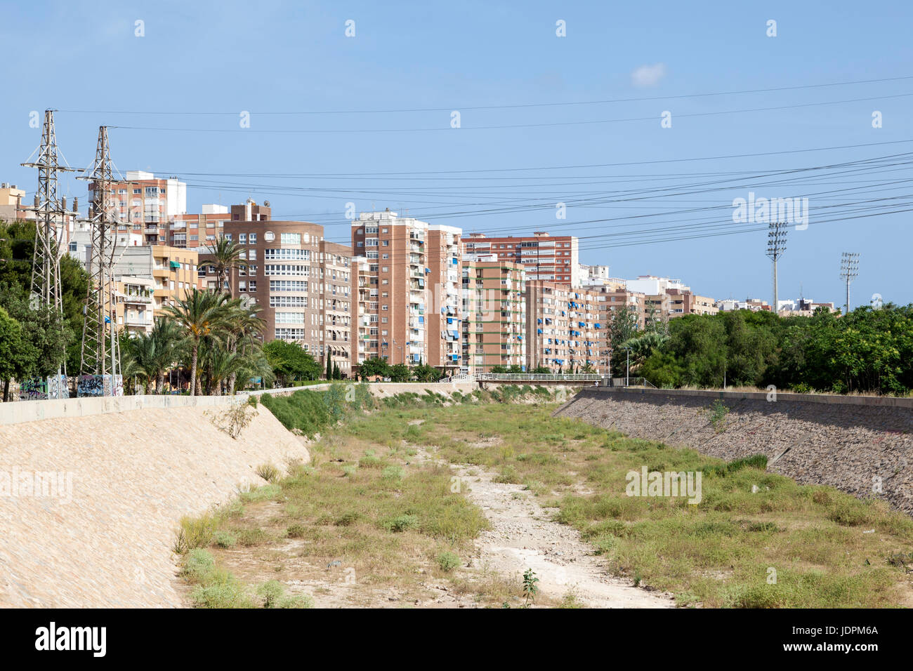 Wohngebäude in der Stadt von Cartagena, Region Murcia, Spanien Stockfoto