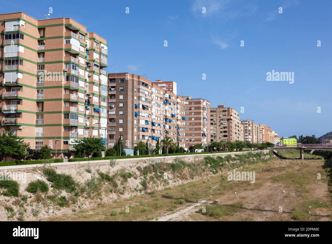 Wohngebäude in der Stadt von Cartagena, Region Murcia, Spanien Stockfoto