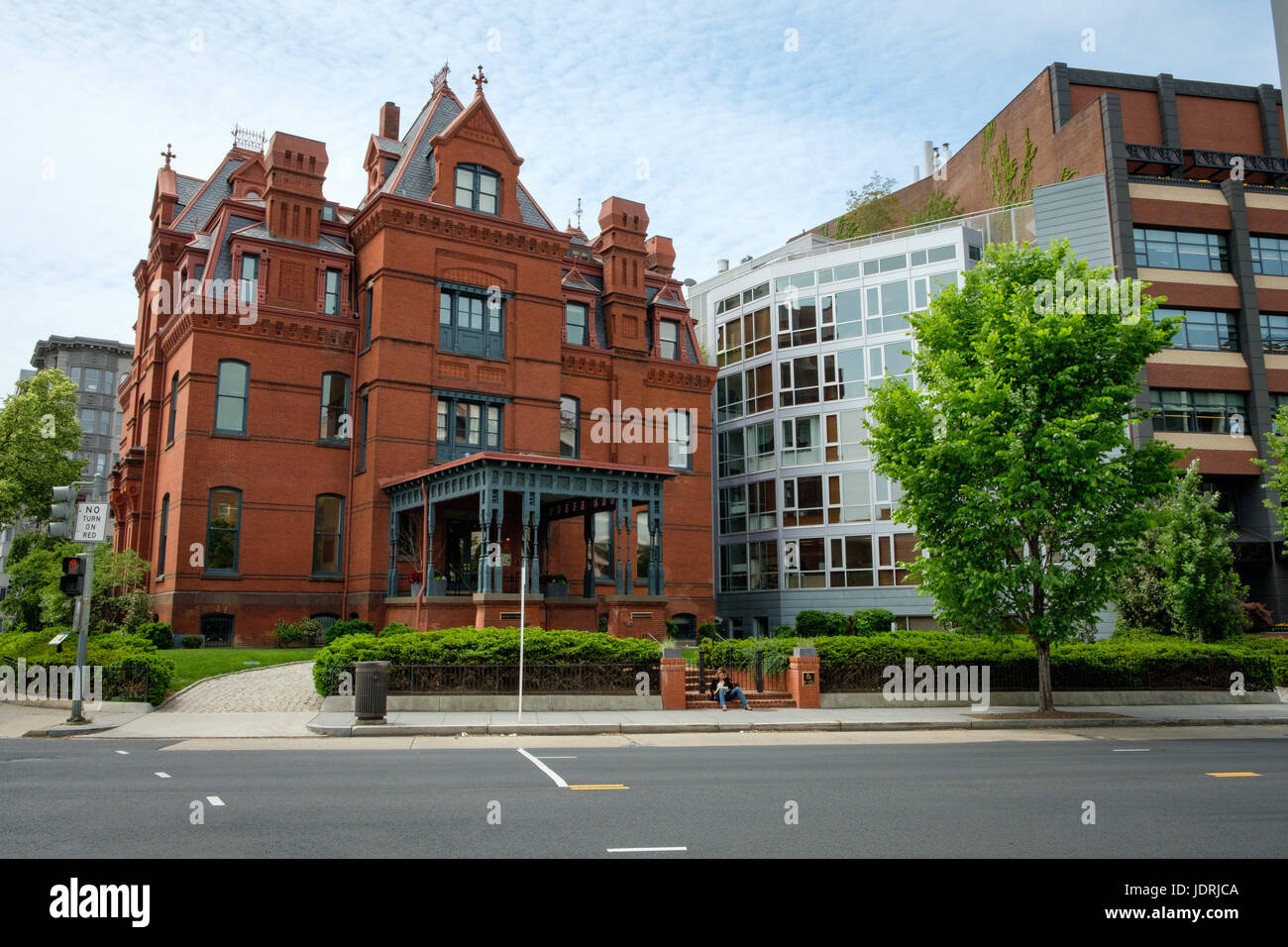 James G Blaine Mansion, 2000 Massachusetts Avenue NW, Washington DC Stockfoto