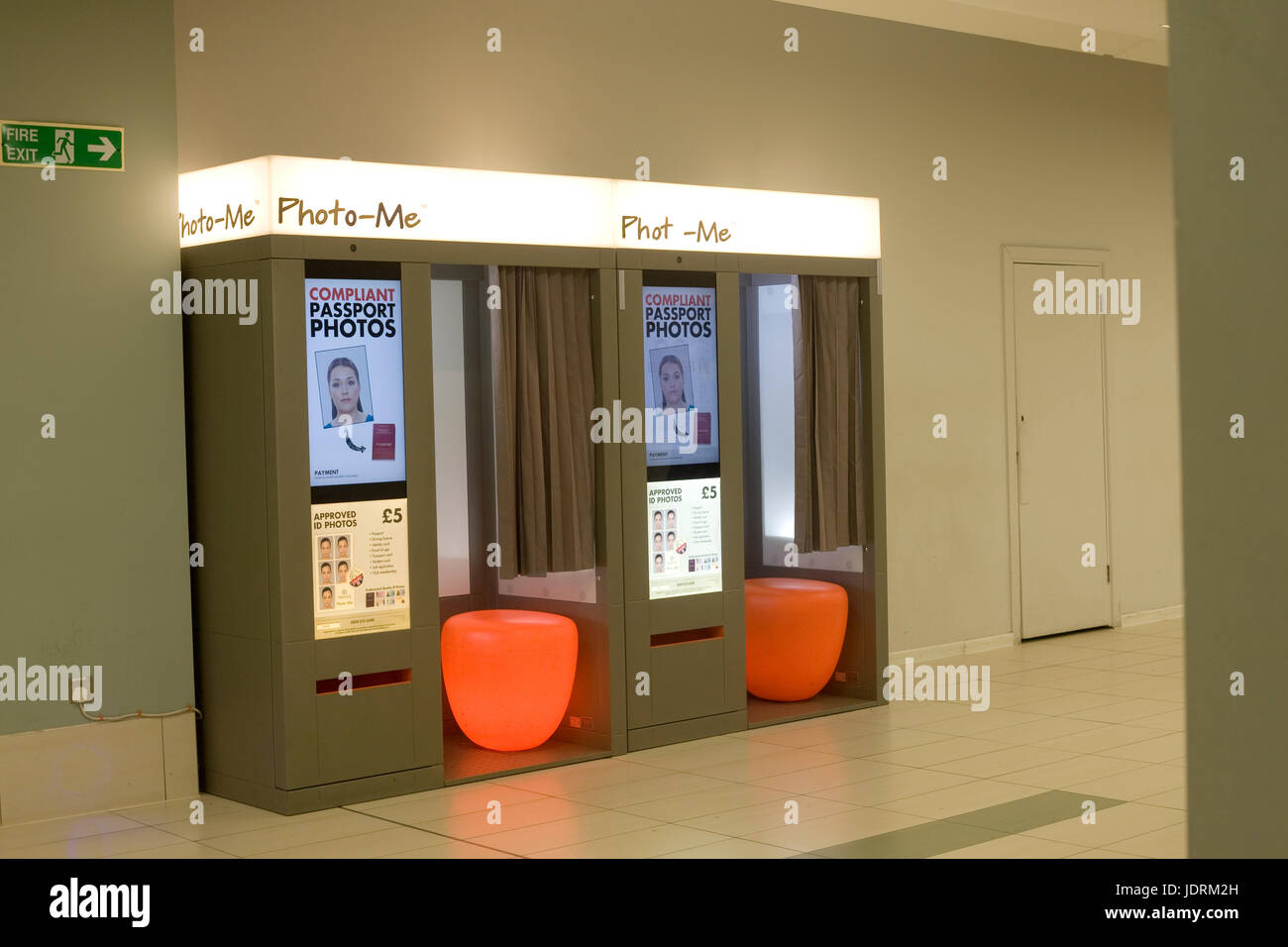 Foto von mir-Fotoautomaten in Kennet Einkaufszentrum in Newbury Stockfoto