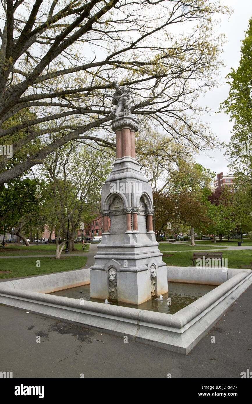 Der äther Denkmal Boston Public Garden USA Stockfoto