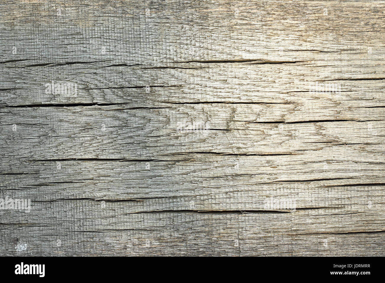 Textur der Holzplatte rissige Holzbohle, Fichte (Picea Abies) Stockfoto