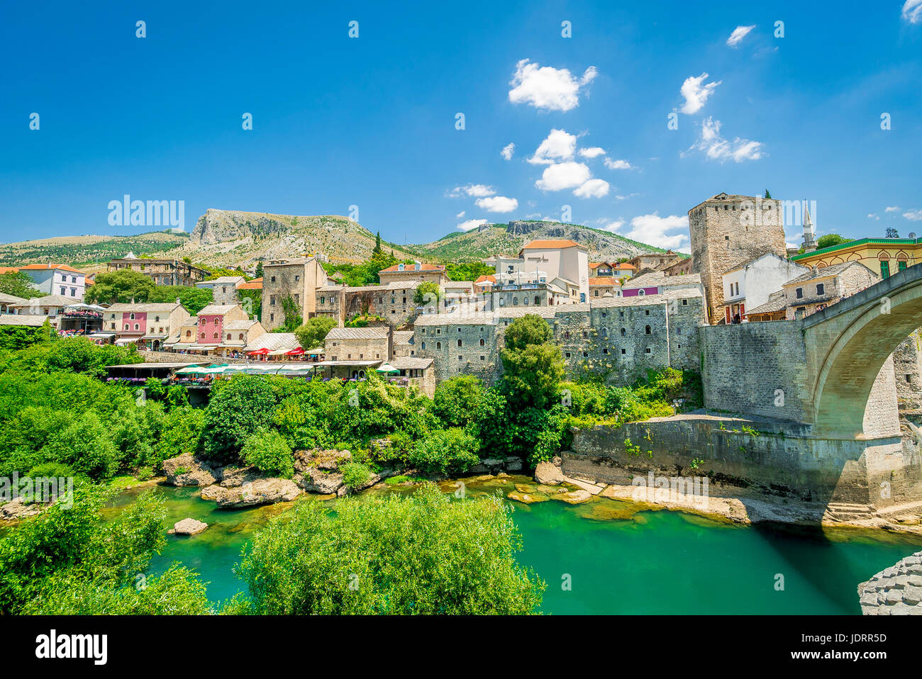 Altstadt von Mostar Stockfoto