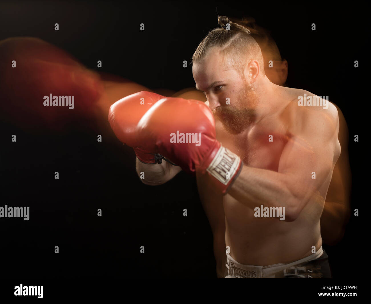 Boxer / Kämpfer Stockfoto