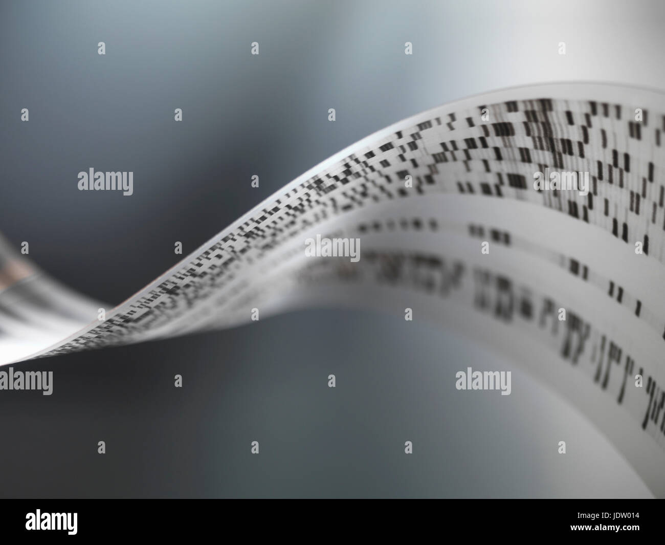DNA-Basensequenz in autoradiogram Stockfoto