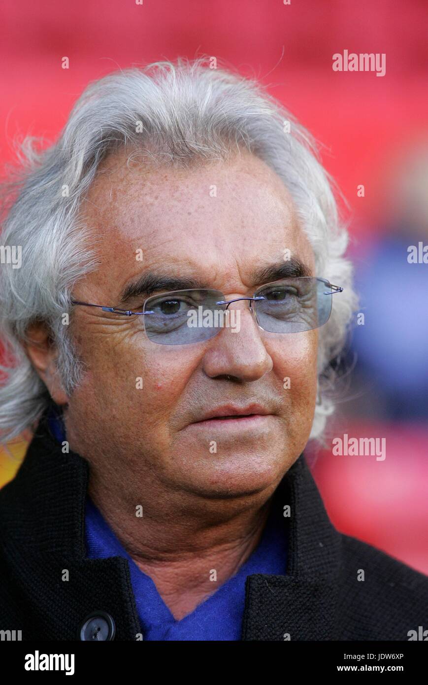 FLAVIO BRIATORE QPR Miteigentümer BRAMALL LANE SHEFFIELD ENGLAND 12. Januar 2008 Stockfoto