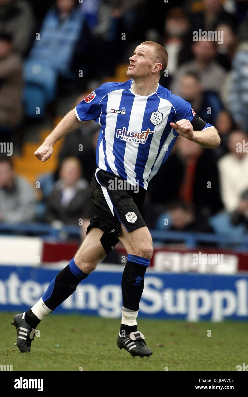 LEE BULLEN SHEFFIELD Mittwoch FC HILLSBOROUGH SHEFFIELD ENGLAND 19. Januar 2008 Stockfoto