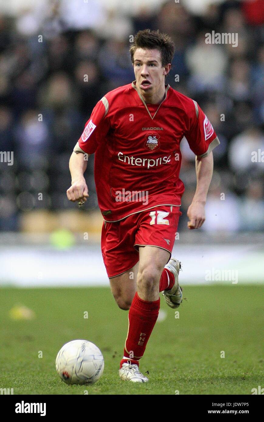 SEAN ST LEGER PRESTON NORTH END FC PRIDE PARK DERBY ENGLAND 26. Januar 2008 Stockfoto