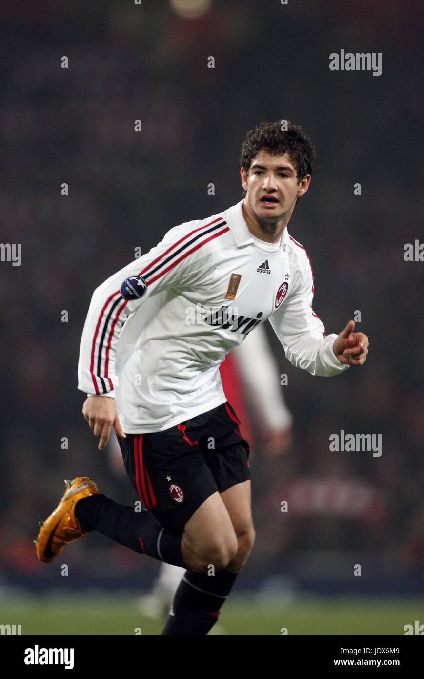 PATO AC MILAN EMIRATES Stadion LONDON ENGLAND 20. Februar 2008 Stockfoto