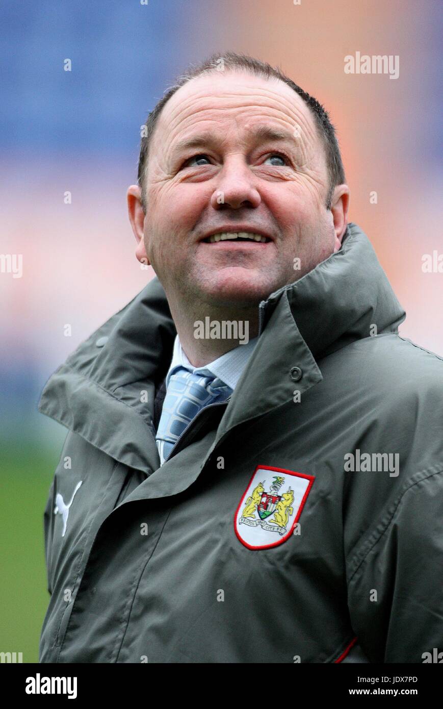 GARY JOHNSON LEICESTER CITY V BRISTOL CITY WALKERS STADIUM LEICESTER ENGLAND 8. März 2008 Stockfoto