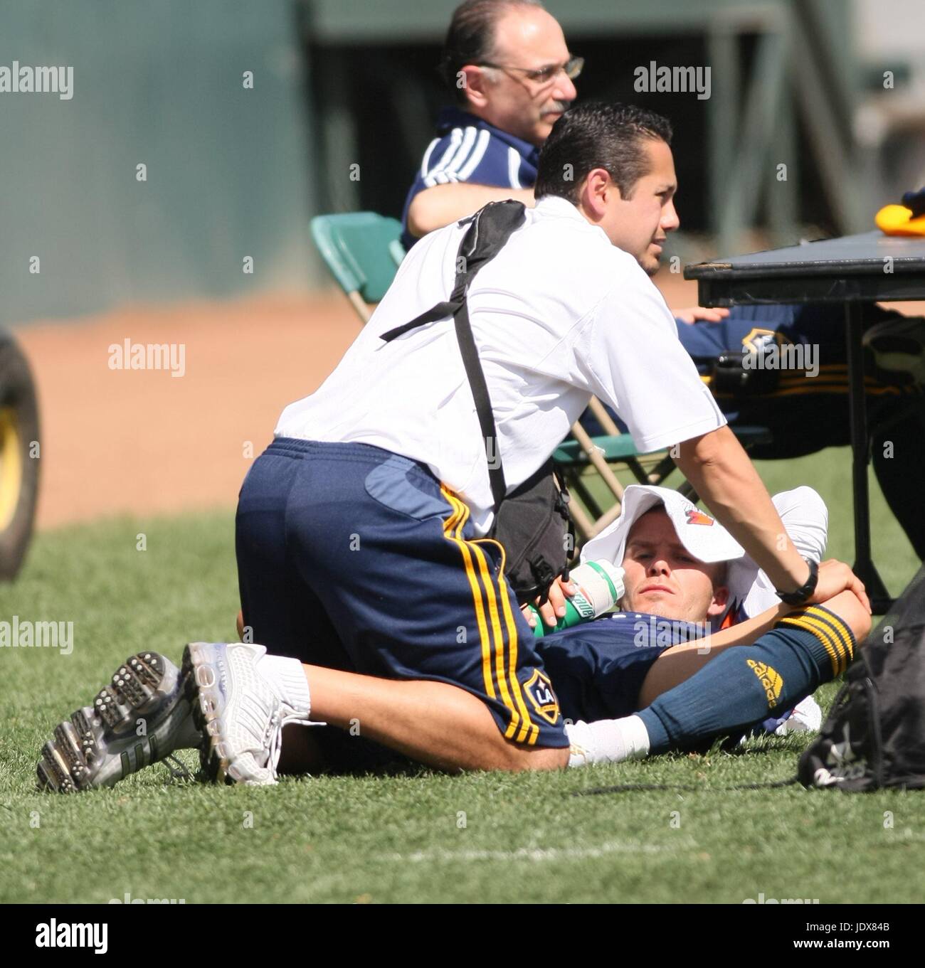 DAVID BECKHAM LOS ANGELES GALAXY HOME DEPOT Center CARSON LOS ANGELES USA 22. März 2008 Stockfoto