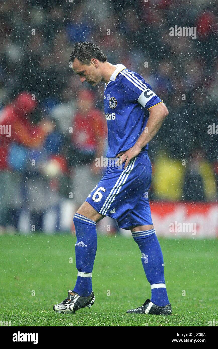 JOHN TERRY fehlt MANCHESTER UNITED V CHELSEA LUZHNIKI Stadion Moskau Russische Föderation 21. Mai 2008 Stockfoto