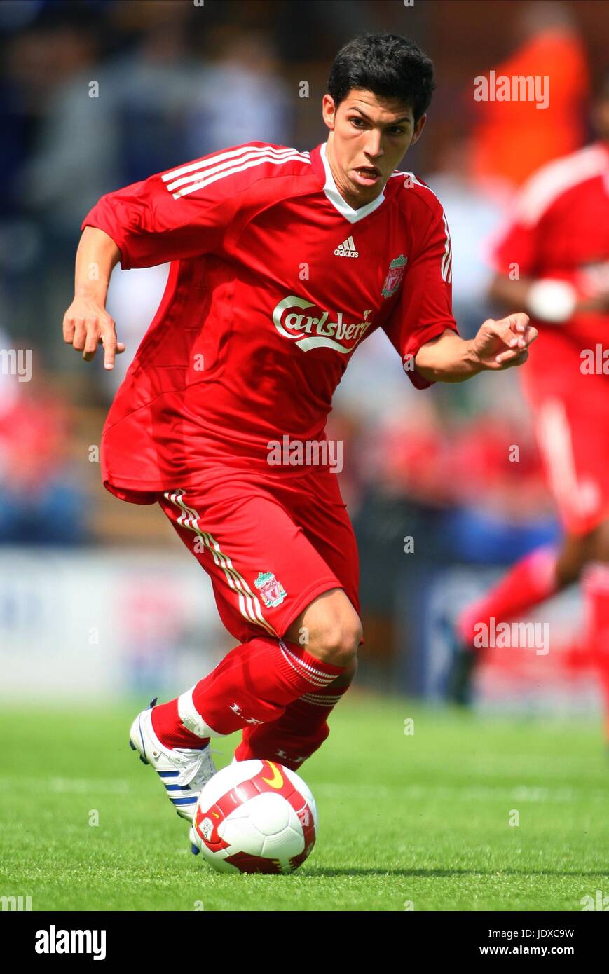 DANNY PACHECO LIVERPOOL FOOTBALL CLUB PRENTON PARK BIRKENHEAD ENGLAND 12. Juli 2008 Stockfoto