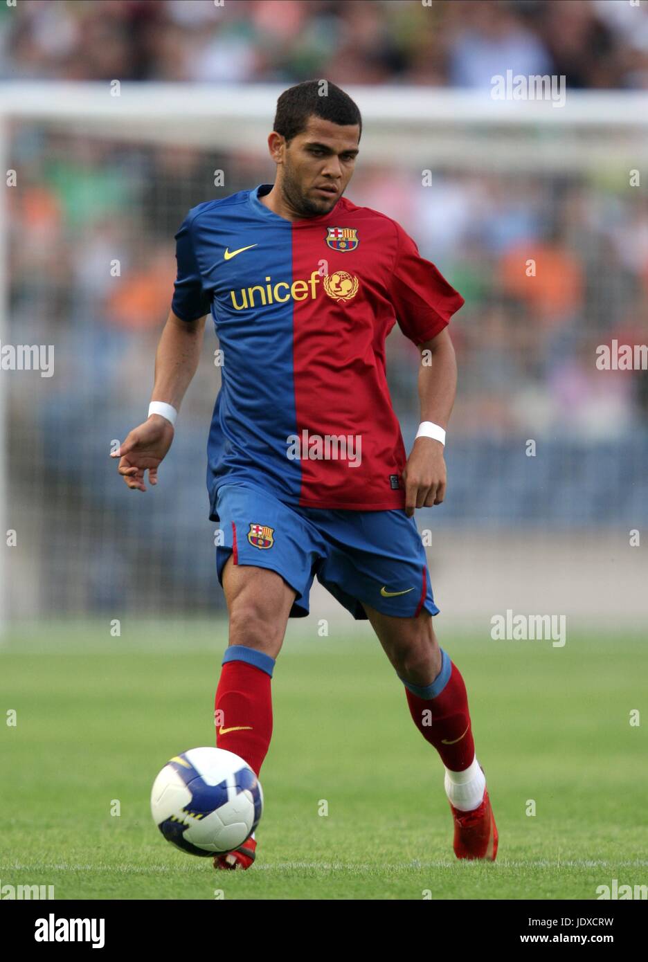 DANI ALVES BARCELONA CF MURRAYFIELD EDINBURGH Schottland 24. Juli 2008 Stockfoto