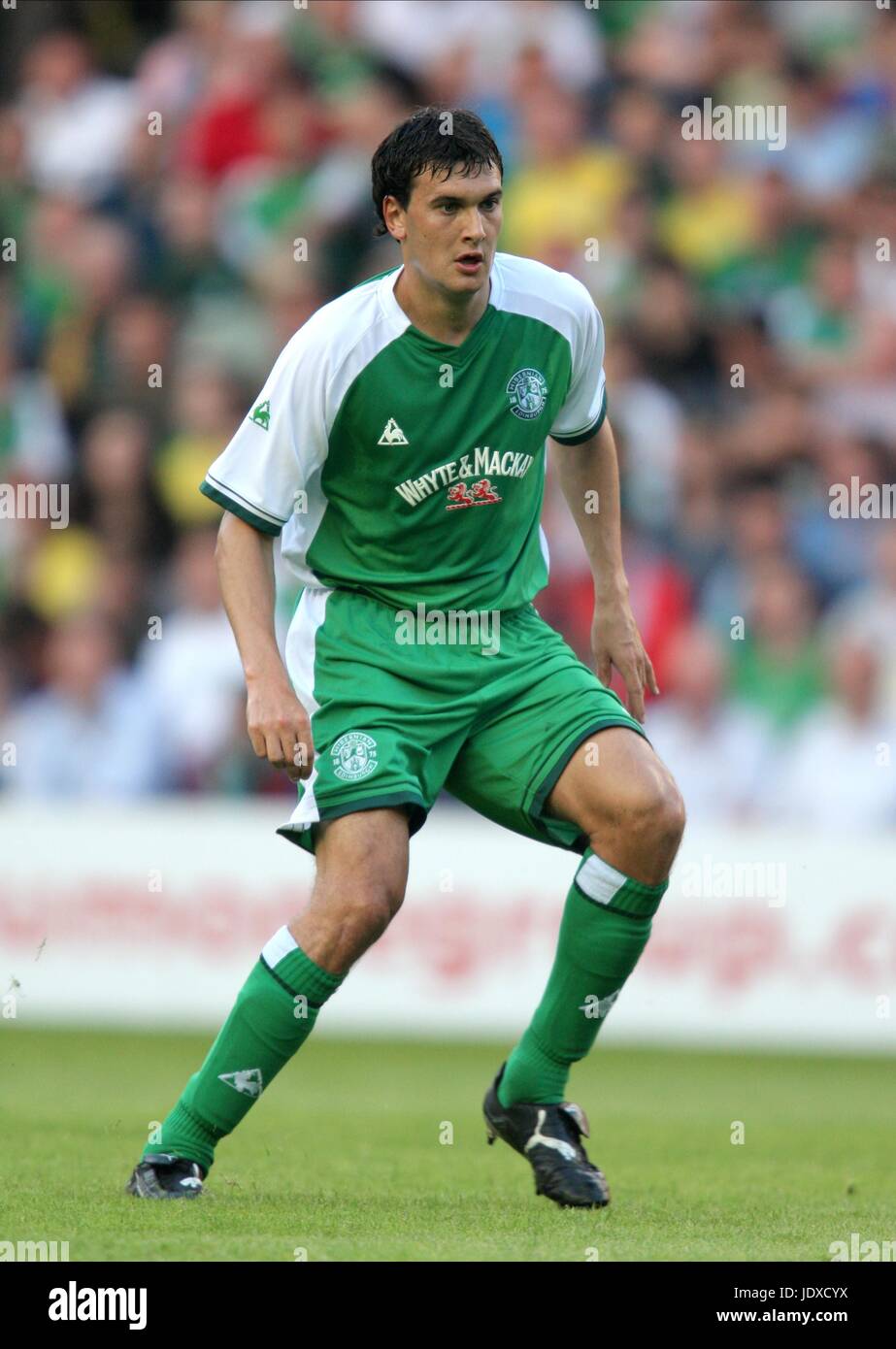 IAN MURRAY HIBERNIAN FC MURRAYFIELD EDINBURGH Schottland 24. Juli 2008 Stockfoto