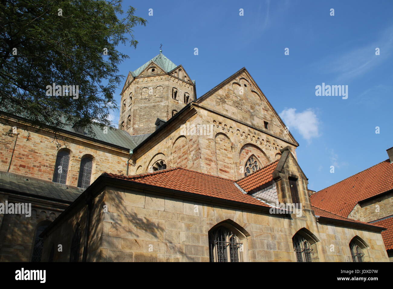 Turm der Kathedrale in Osnabrück Stockfoto