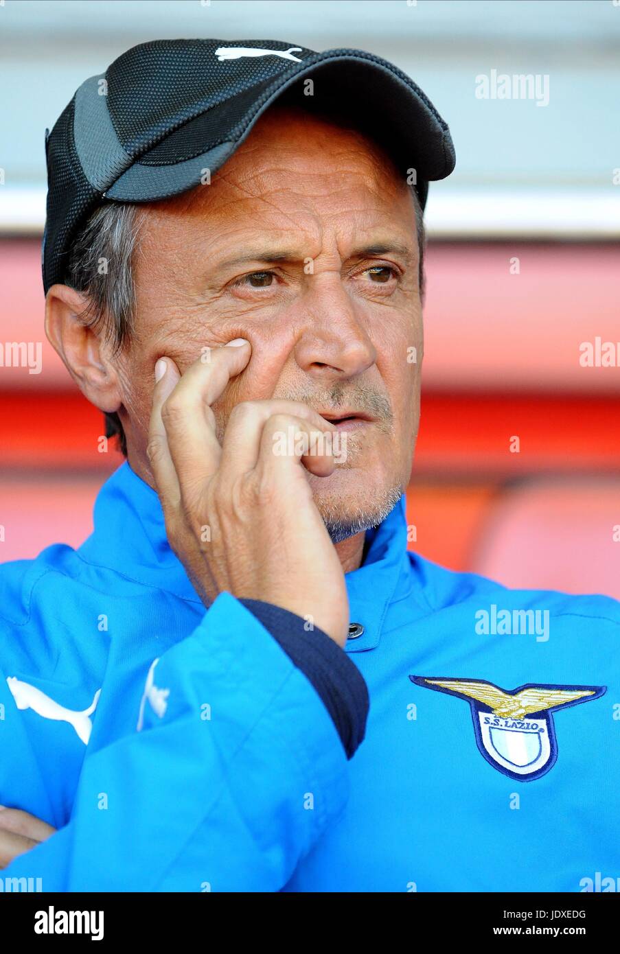 DELIO ROSSI SS LAZIO-Trainer Anfield Road LIVERPOOL ENGLAND 8. August 2008 Stockfoto