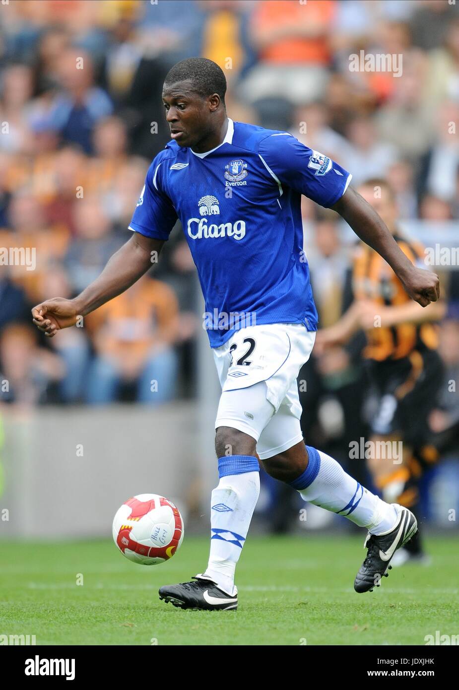 Maillot Domicile Everton 2008/09 – Taille M – Occasion – Yakubu – Umbro