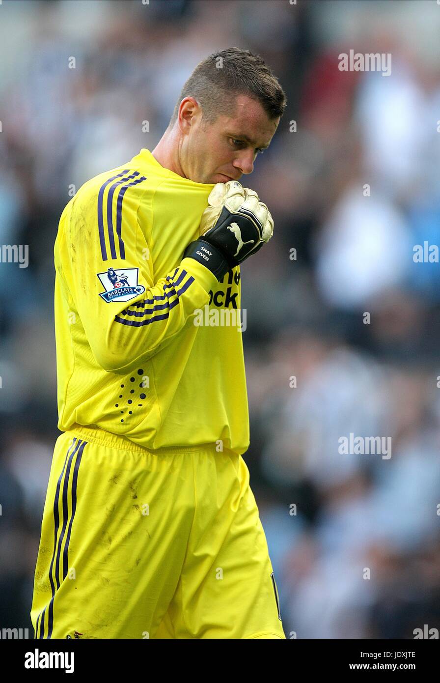 SHAY NEWCASTLE UTD V BLACKBURN ROVE ST GEGEBEN. JAMES PARK NEWCASTLE ENGLAND 27. September 2008 Stockfoto