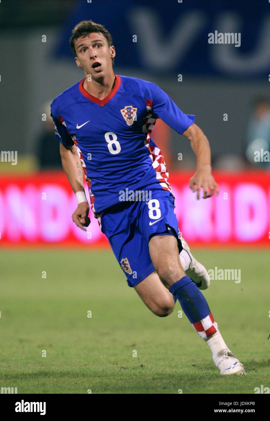 MARIO MANDZUKIC MAKSIMIR Stadion ZAGREB Kroatien 10. September 2008 Stockfoto