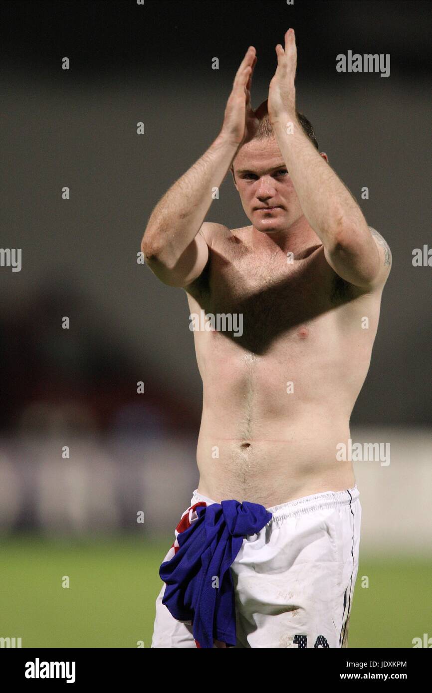 WAYNE ROONEY, England und Manchester United FC, KROATIEN V England, 2008 Stockfoto