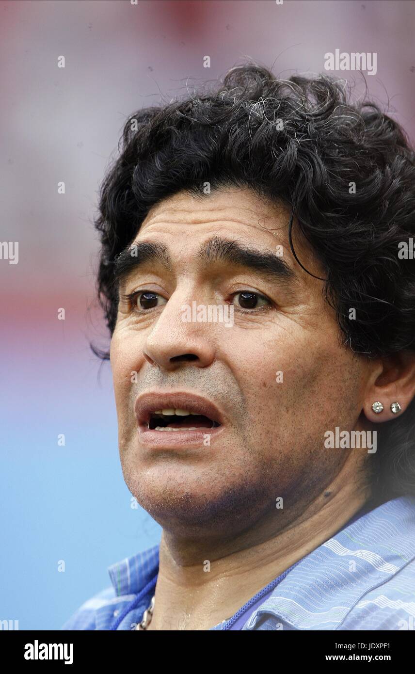DIEGO MARADONA Argentinien Olympiastadion Peking CHINA 23. August 2008 Stockfoto