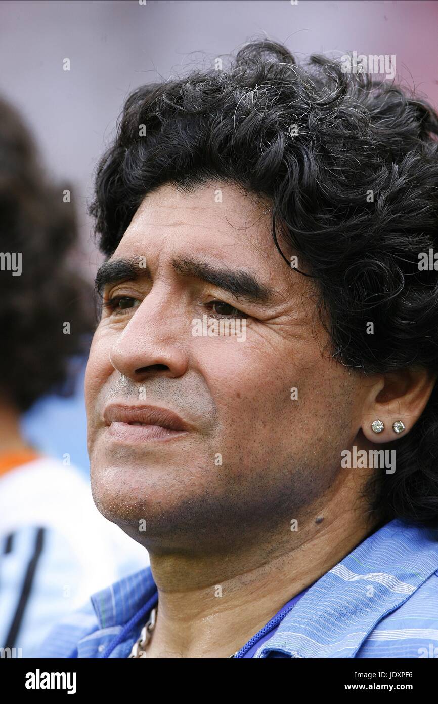 DIEGO MARADONA Argentinien Olympiastadion Peking CHINA 23. August 2008 Stockfoto