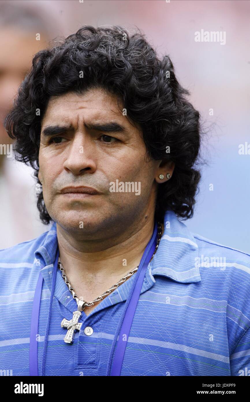 DIEGO MARADONA Argentinien Olympiastadion Peking CHINA 23. August 2008 Stockfoto