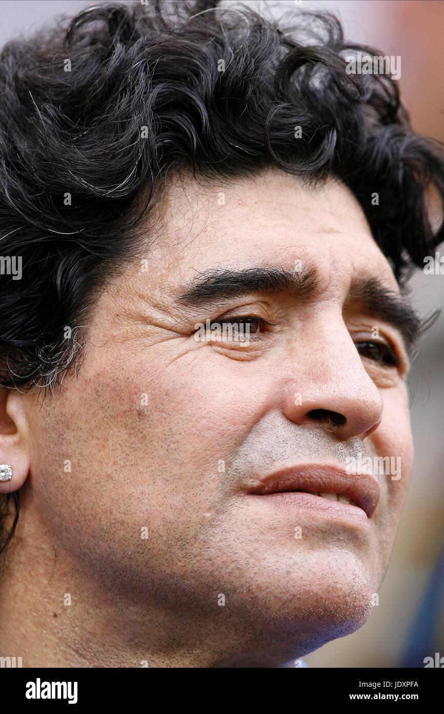 DIEGO MARADONA Argentinien Olympiastadion Peking CHINA 23. August 2008 Stockfoto