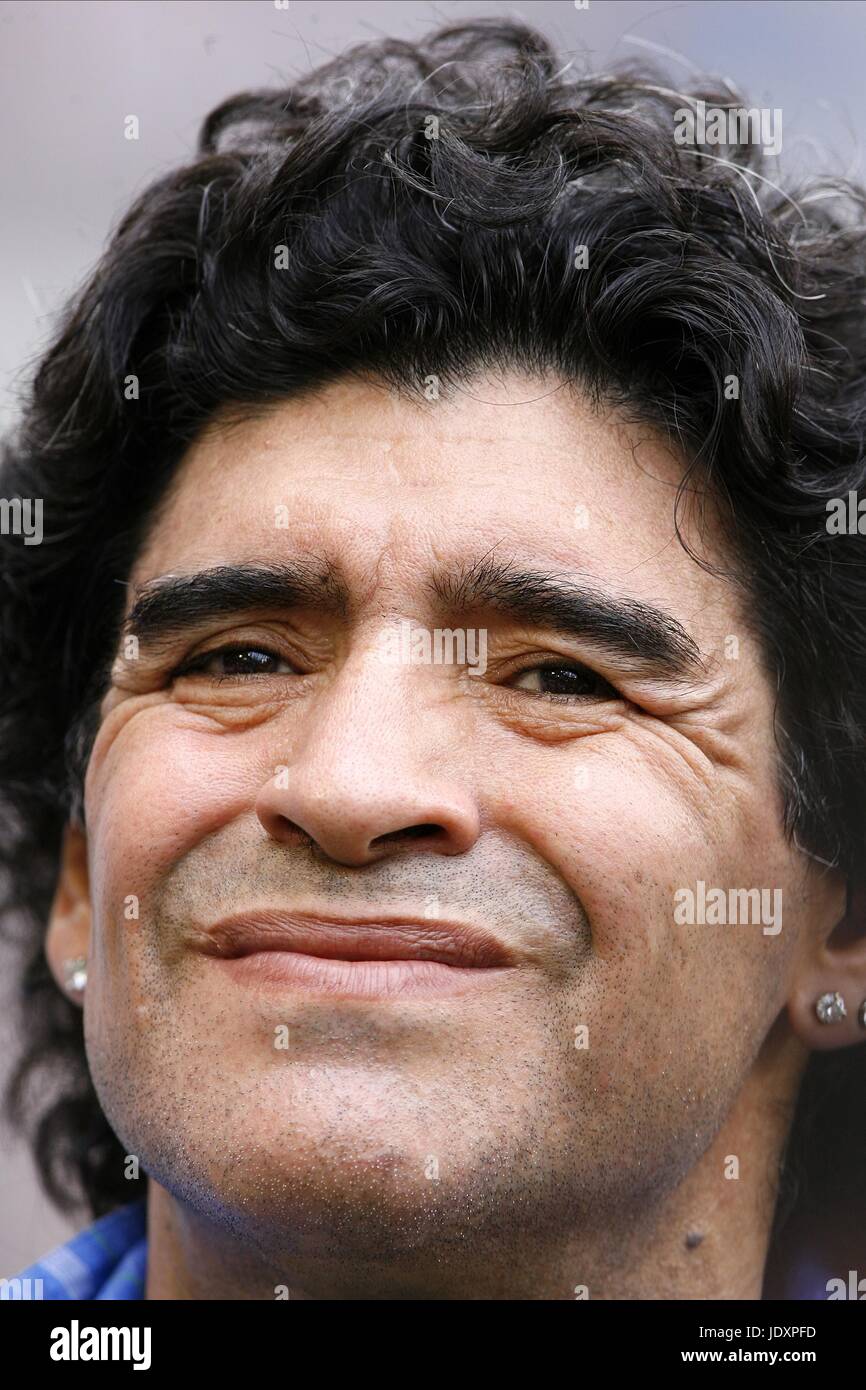 DIEGO MARADONA Argentinien Olympiastadion Peking CHINA 23. August 2008 Stockfoto