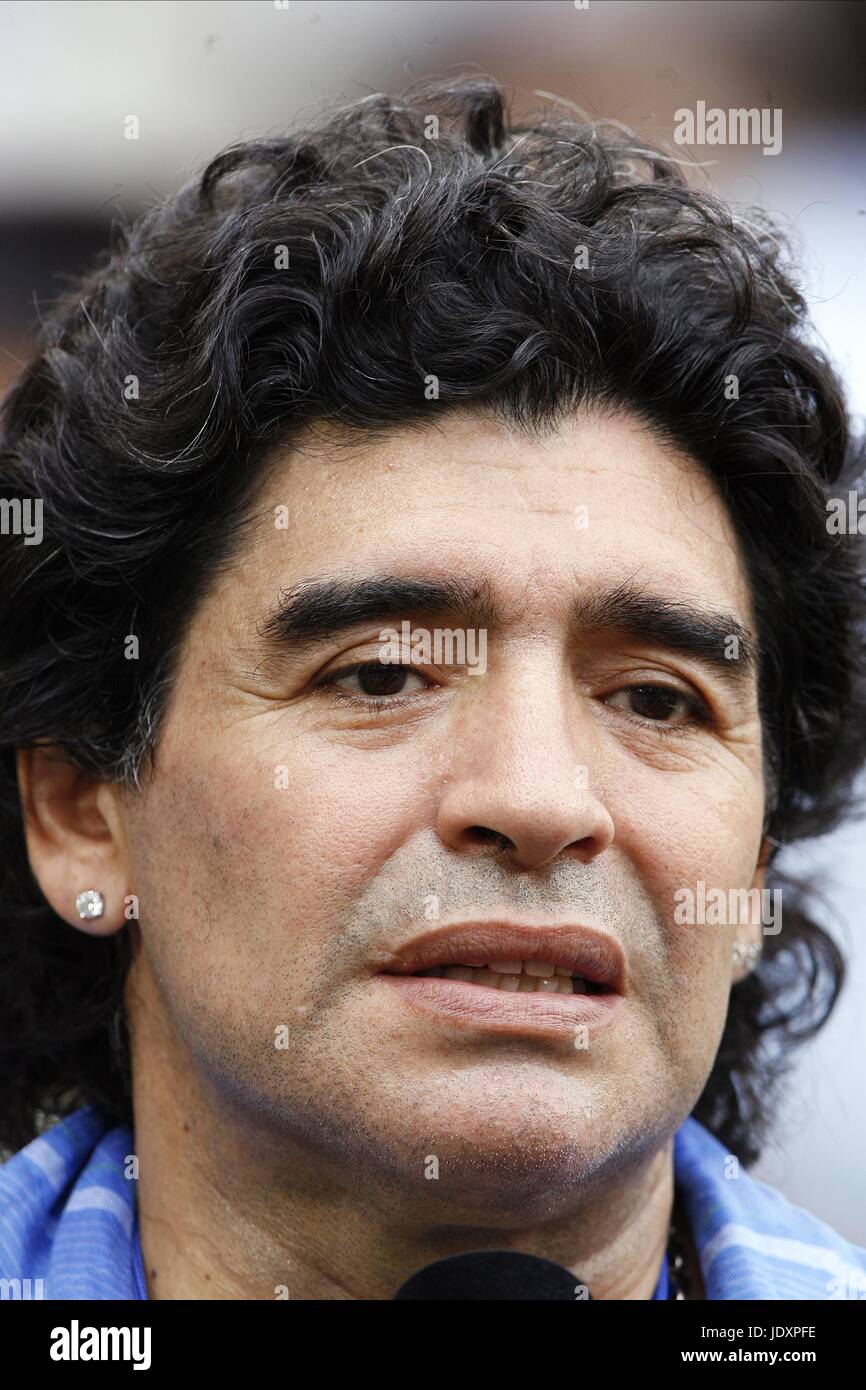 DIEGO MARADONA Argentinien Olympiastadion Peking CHINA 23. August 2008 Stockfoto