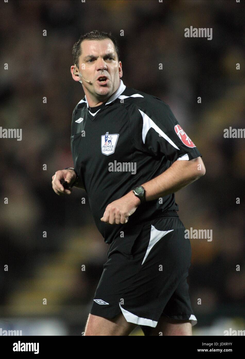 PHIL DOWD PREMIERSHIP Schiedsrichter KC STADIUM HULL ENGLAND 16. November 2008 Stockfoto
