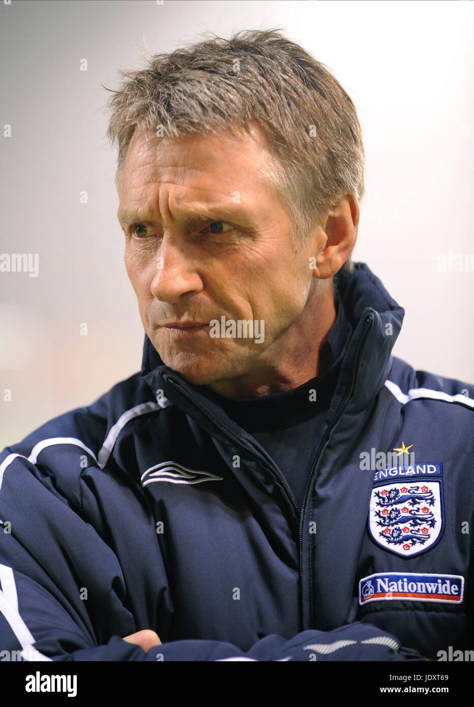 KENNY SWAIN ENGLAND U16 HEAD COACH SINCIL BANK LINCOLN ENGLAND 28. November 2008 Stockfoto