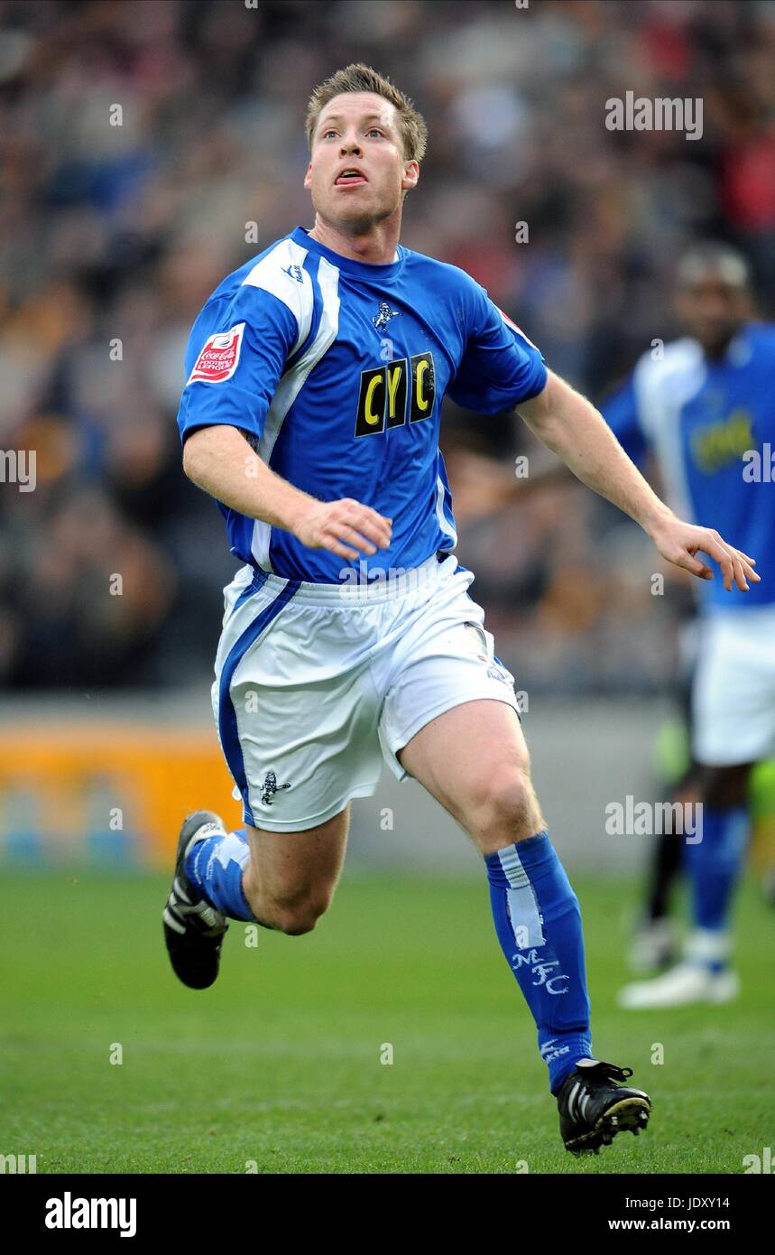 NEIL HARRIS MILLWALL FC KC STADIUM HULL ENGLAND 24. Januar 2009 Stockfoto