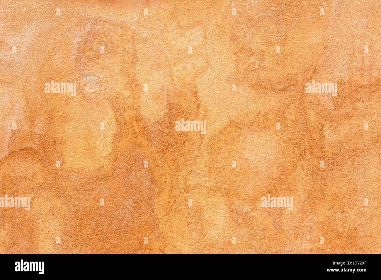 Mediterran Verputzte Alte Verwitterte wand Stockfoto