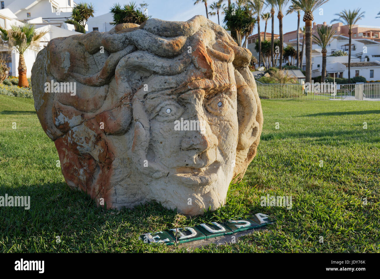 Costa Natura FKK-Dorf, in der Nähe von Estepona in Spanien Stockfoto