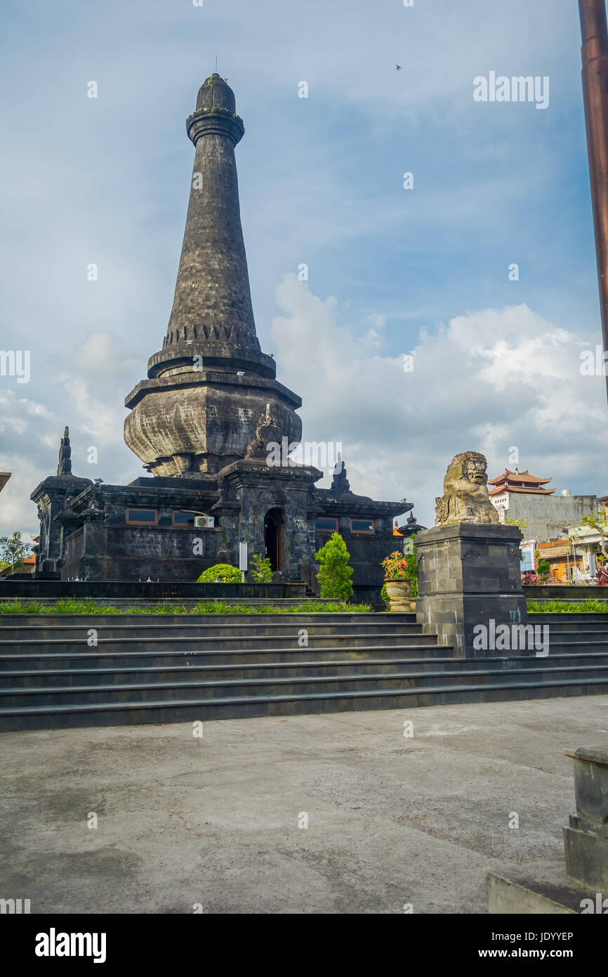 BALI, Indonesien - 8. März 2017: Kantor Bupati Klungkung Denkmal, in der Stadt Denpasar auf Bali, Indonesien. Stockfoto