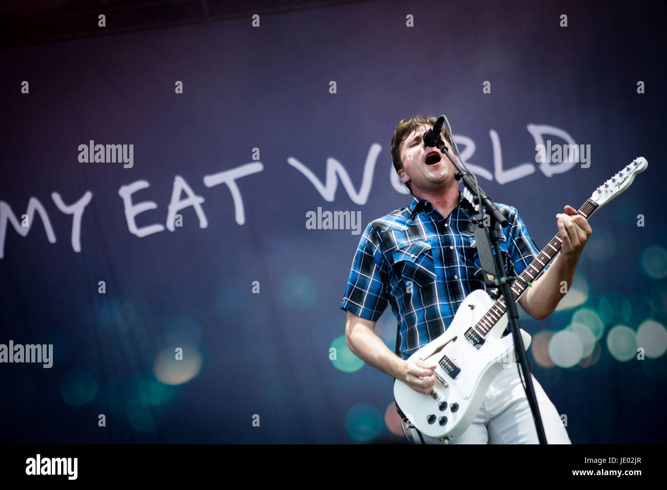 Mailand, Italien 21. Juni Jimmy Eat World live auf Ippodromo San Siro © Roberto Finizio / Alamy Live News Stockfoto