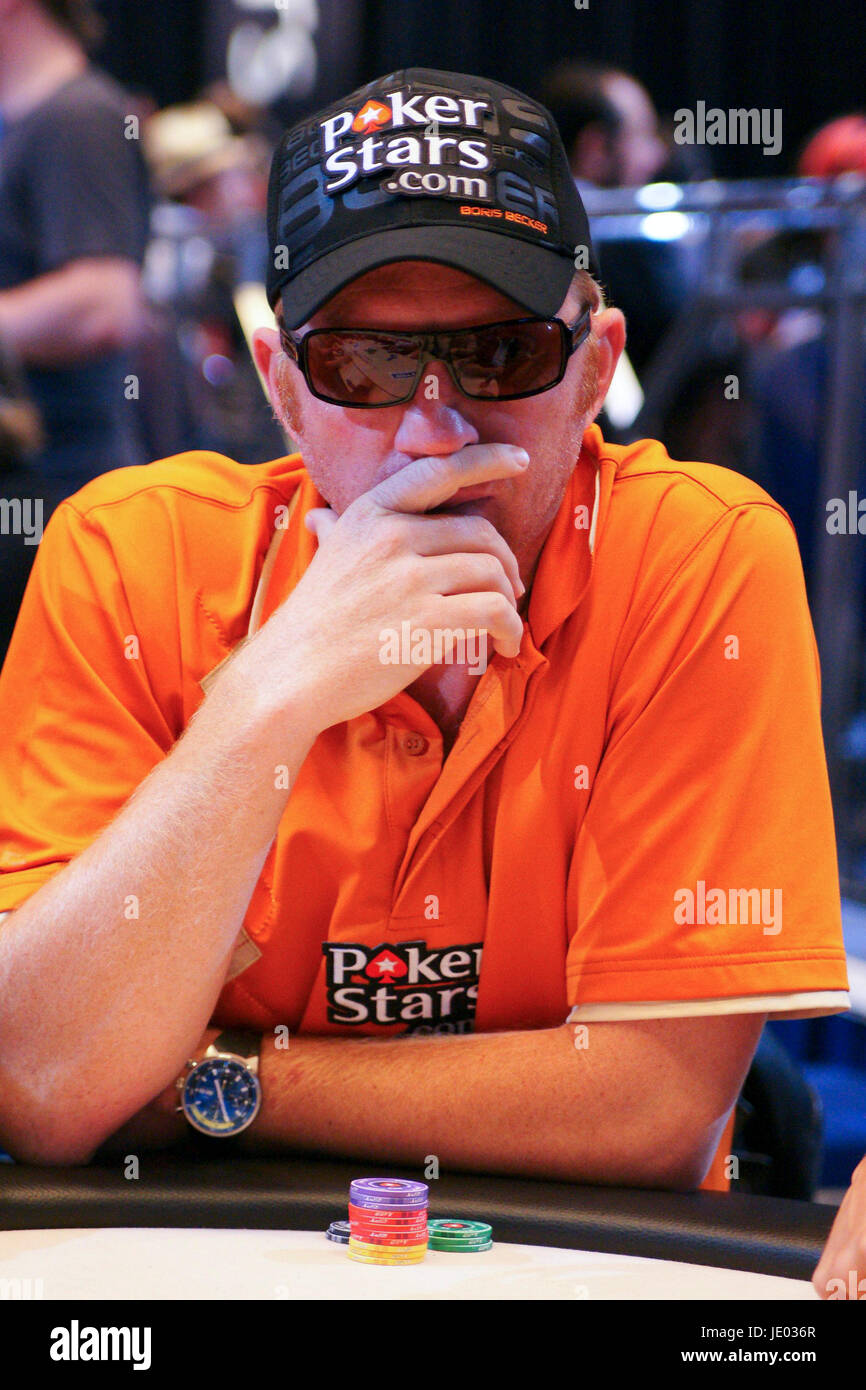 Monaco, Monte Carlo - 29. April 2009: Poker-Stars-Finale mit Boris Becker. Becker hat Konkurs wurde von einem britischen Gericht nachdem er gescheitert, eine langjährige Schuld zu zahlen. | weltweite Nutzung Stockfoto