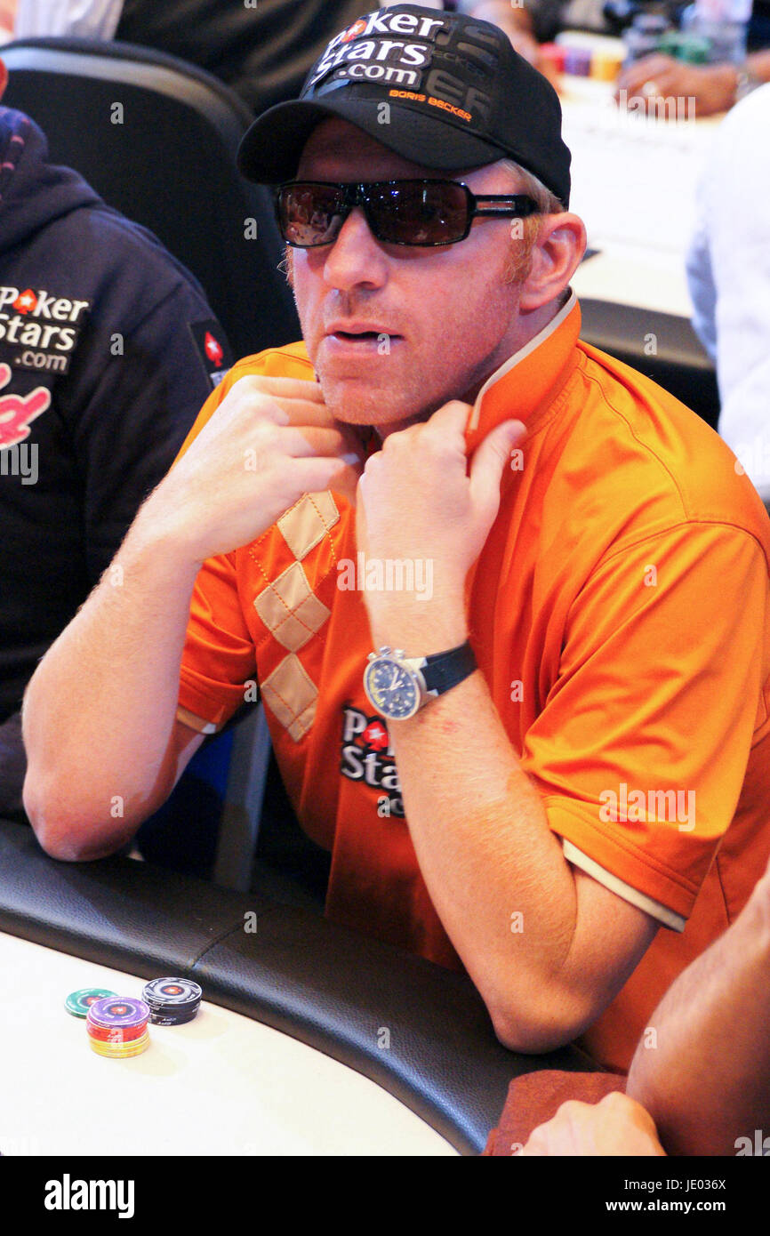 Monaco, Monte Carlo - 29. April 2009: Poker-Stars-Finale mit Boris Becker. Becker hat Konkurs wurde von einem britischen Gericht nachdem er gescheitert, eine langjährige Schuld zu zahlen. | weltweite Nutzung Stockfoto