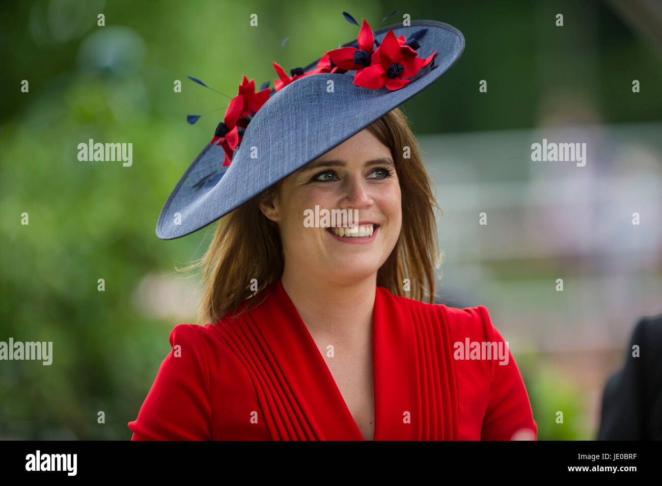Ascot, Berkshire, UK. 22. Juni 2017. Prinzessin Eugenie in Royal Ascot 22. Juni 2017. Bildnachweis: John Beasley/Alamy Live-Nachrichten Stockfoto
