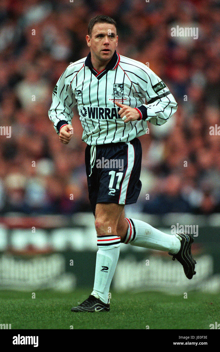 NICK HENRY TRANMERE ROVERS FC 27. Februar 2000 Stockfoto