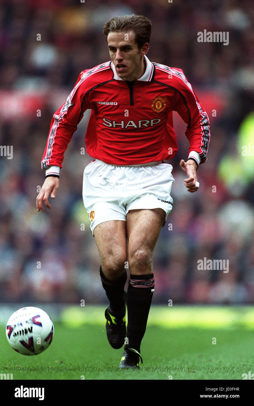 PHILIP NEVILLE MANCHESTER UNITED FC 11. März 2000 Stockfoto