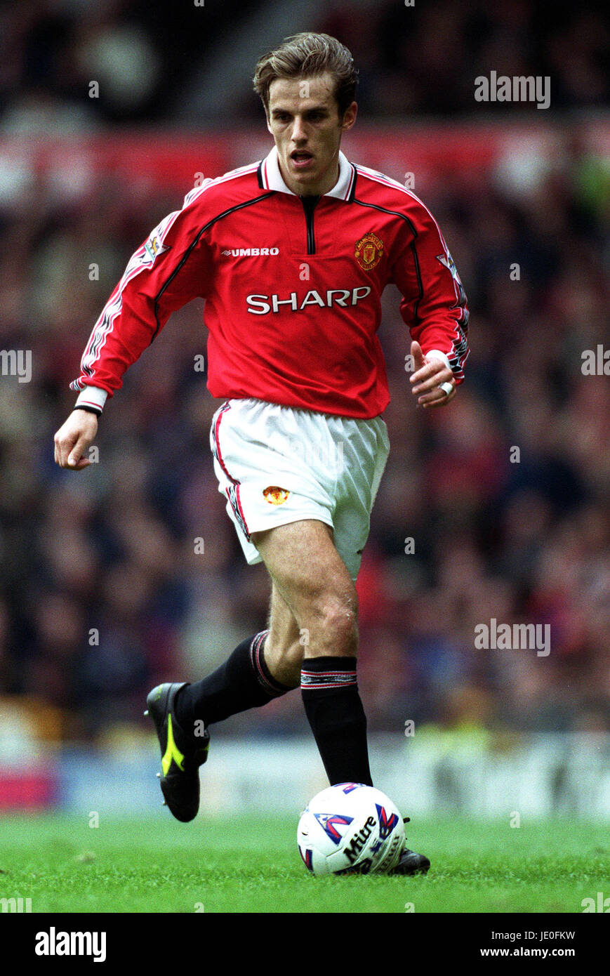 PHILIP NEVILLE MANCHESTER UNITED FC 11. März 2000 Stockfoto