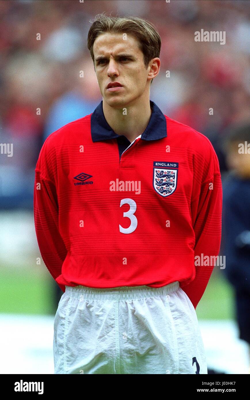 PHILIP NEVILLE ENGLAND & MANCHESTER UNITED FC 27. Mai 2000 Stockfoto