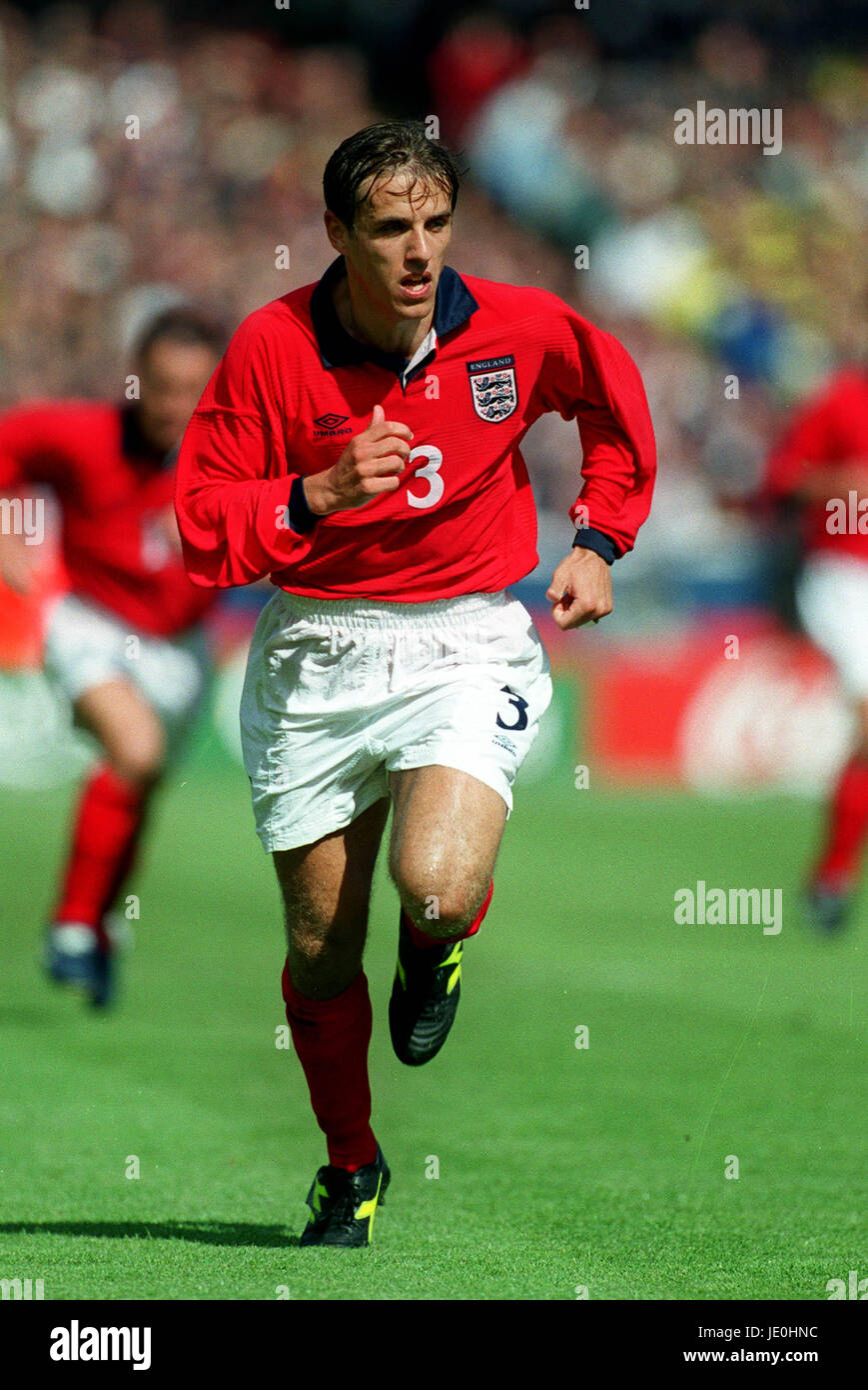 PHILIP NEVILLE ENGLAND & MANCHESTER UNITED FC 27. Mai 2000 Stockfoto