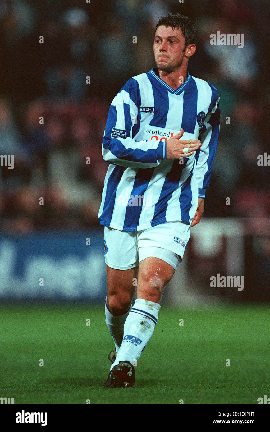 ALLY MITCHELL KILMARNOCK FC EDINBURGH TYNECASTLE 24. September 2000 Stockfoto