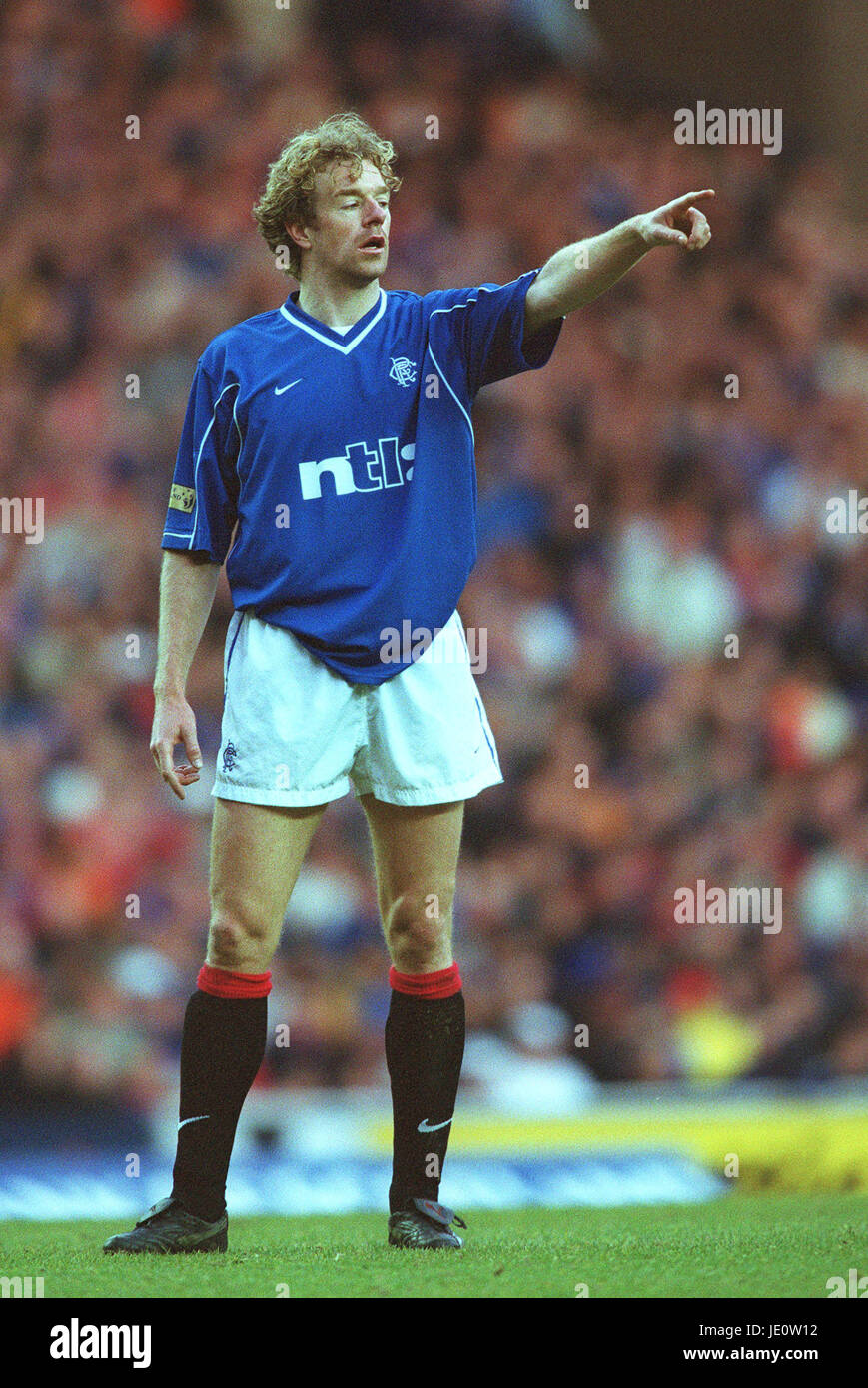 BERT KONTERMAN GLASGOW RANGERS FC IBROX GLASGOW 26. November 2000 Stockfoto