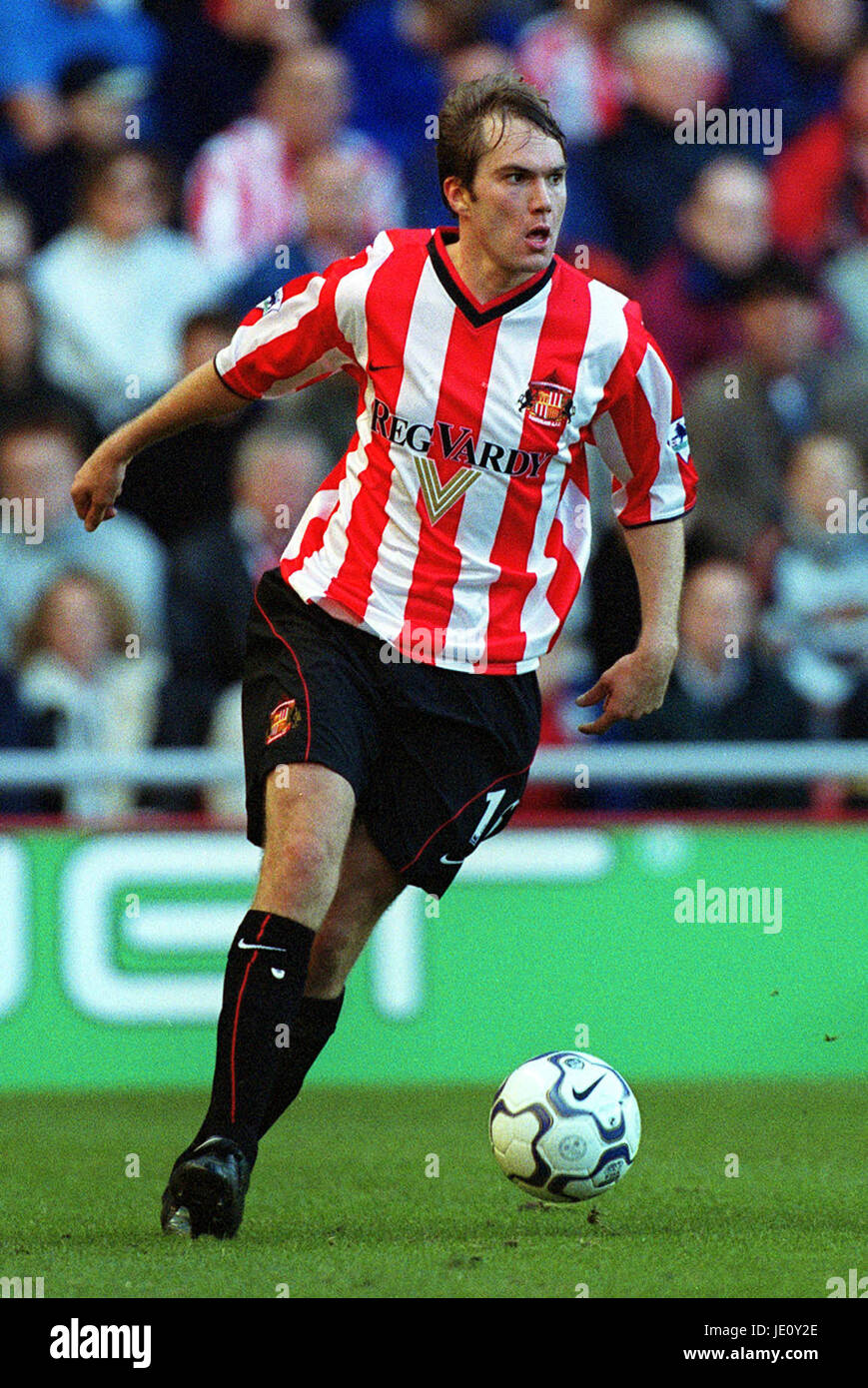 JASON MCATEER SUNDERLAND FC Stadion von leichten SUNDERLAND 29. Oktober 2001 Stockfoto