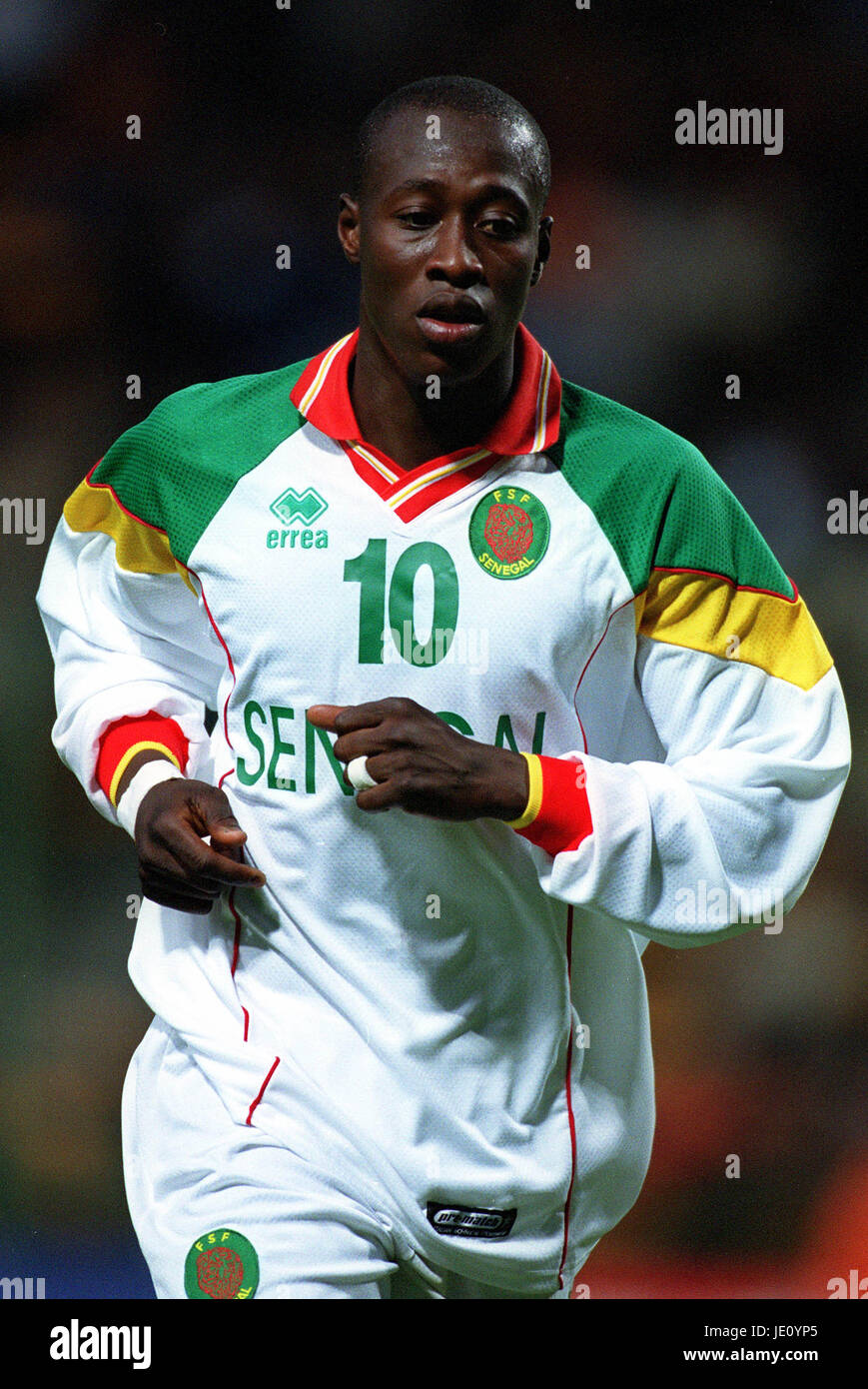 KHALILOU FADIGA SENEGAL LENS Linse Frankreich 4. Oktober 2001 Stockfoto